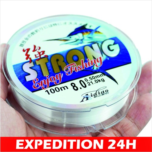 5mm 100m fil pêche - fil,