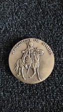 MEDAILLE DE TABLE 1° REGIMENT DE SPAHIS ARGENT