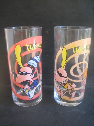 Lot verre sérigraphiés - lot,