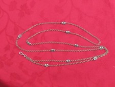 ANCIENNE CHAINE SAUTOIR COLLIER EN ARGENT VERMEIL Porte Montre Poinçon Sanglier.