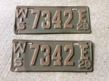 1929 Wisconsin passenger car