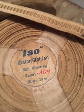Ancien galon Ruban adhésif iso Vintage Mercerie N’ 109