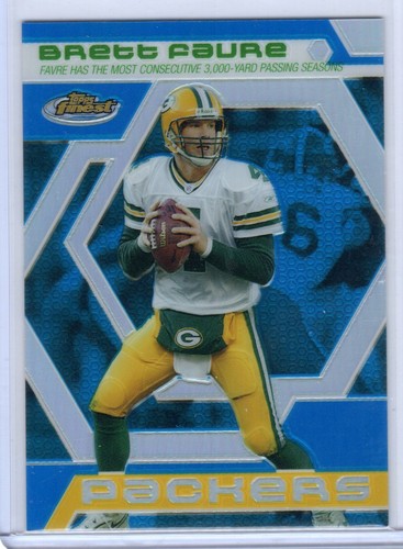 Brett favre 2006 topps - brett, finest