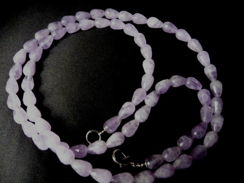 Collier perles ovales - perles, en