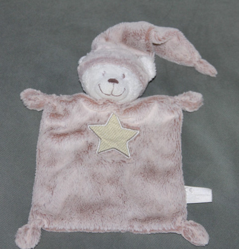 Doudou nicotoy ours plat - ours,
