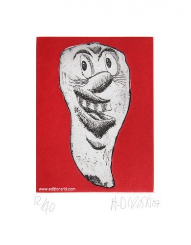 Hervé rosa gravure - di,