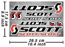 Scott Decals Stickers Bicycle