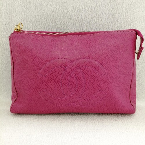Pochette cuir chanel - cuir,
