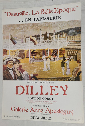 Dilley affiche vintage - dilley,