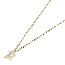 Chaîne Collier Pendentif Etoile THIERRY MUGLER Plaqué or avec ZIRCONIUM. 79,90€