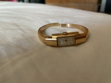 montre or 18k Femme Vintage Cauny Prima 