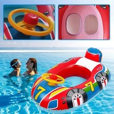 Bouée Avion Gonflable flotteur Siege  enfant piscine mer jeux d'eau Jouet Été 
