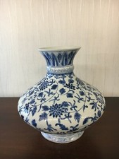 1 vase faïence chinois