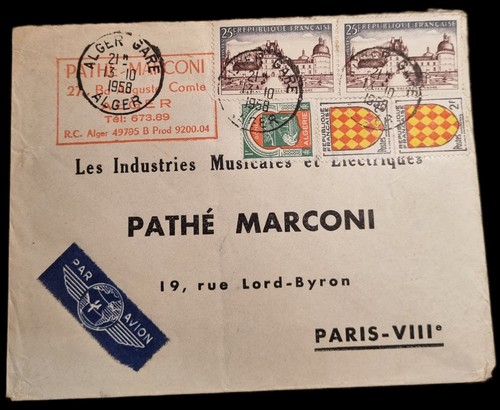 Carte postale pathé marconi - carte,
