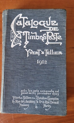 1912 catalogue timbre - 1912,