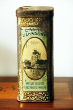 Grande Boîte Publicitaire Métal CACAO HOLLANDAIS BENSDORP Amsterdam H : 20,5cm