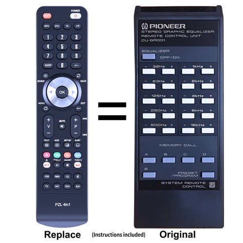 Gr001 replace remote - replace,