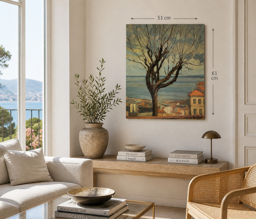 Bonnell tableau huile toile - bonnell,