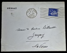 Enveloppe Avec Timbre Perforé