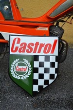 Plaque émaillée castrol - plaque,