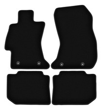 Tapis de sol en velours noir