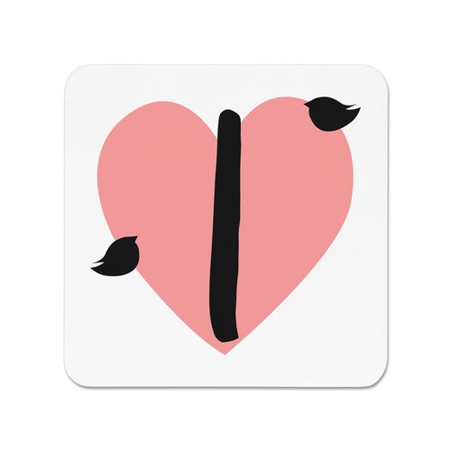 Lettre cœur alphabet - cœur,