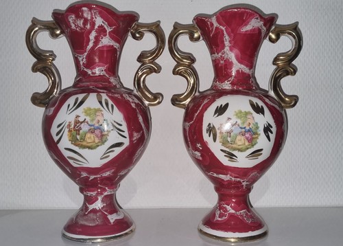 Paire vases ceramique - paire, de