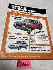 Citroën LNA 11E 11RE 11RS entreprise 4 cylindres Revue Technique Automobile RTA