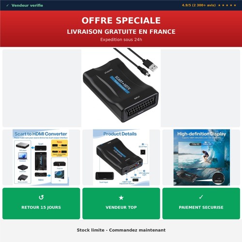 Convertisseur péritel vers - convertisseur,