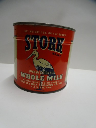 Boîte métallique lait - boîte, de