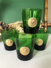 4 anciens verres publicitaire