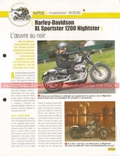 HARLEY DAVIDSON XL 1200 Sportster Nightster Joe Bar Team Fiche Moto #002717
