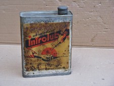 Ancien bidon dégrippant Introlub 2 litres  vide .