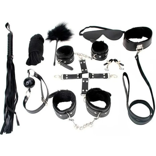 Kit bondage 7pcs nylon - bondage,