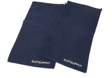 Suitsupply Chaussures Sac Unisexe Taille Unique Paire 2 Pièce Dust Marine Bleu