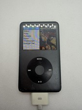 Apple iPod Classic 7. Génération Argent Gris 120GB Akku Défectueux Bricoleur #