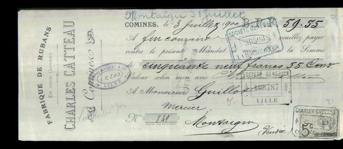 Rubans charles catteau - rubans,