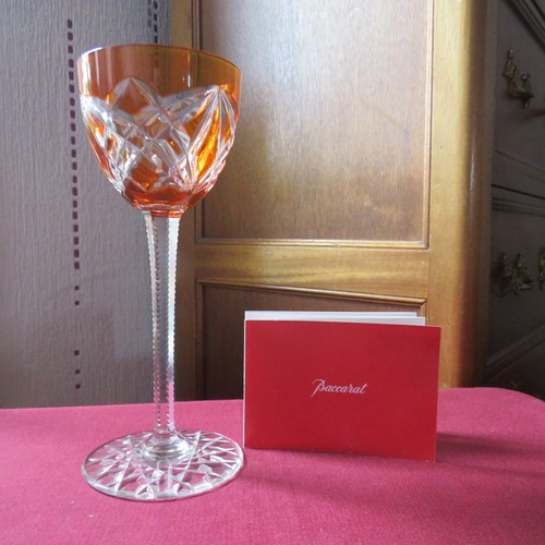 Verre roemer couleur orange - verre,