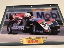Rolf Biland Krauser pilote course fiche carte moto passion collection Atlas