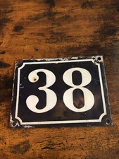PLAQUE EMAILLEE NUMERO DE RUE