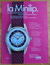 Publicité Papier - Montre LIP "la Minilip" de 2025