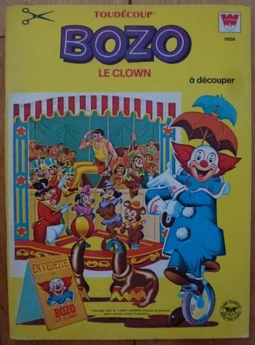 Bozo clown toutdécoup - le, toutdécoup'
