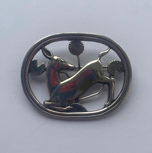 Georg jensen deer brooch 256 - georg,