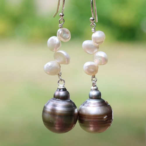 Boucles oreilles perles - boucles, d'oreilles