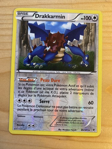 Carte pokemon drakkarmin - carte,