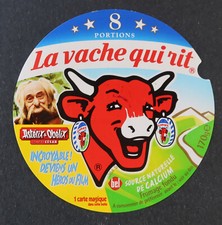 Etiquette fromage VACHE QUI RIT 8 portions ASTERIX 170g 364S Rabier VQR 88