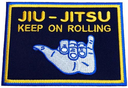 Jiu jitsu brésilien patch - brésilien, fer