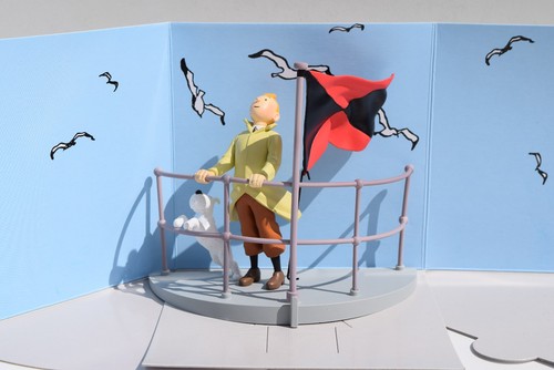 Tintin coffret scène - tintin,