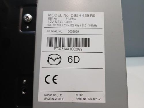 Autoradio origine mazda - autoradio, 2