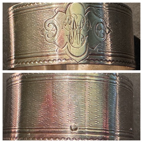 Rond serviette argent - de,